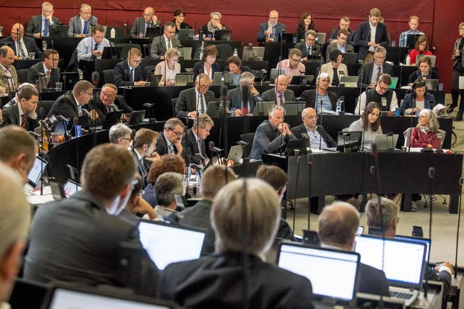 Der Luzerner Kantonsrat, hier bei der Beratung über das Budget 2019. (Bild: Nadia Schärli, Luzern, 22. Oktober 2018)