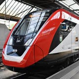 Der Fernverkehrs-Doppelstockzug FV-Dosto im Zürcher Hauptbahnhof. (Bild: Walter Bieri / Keystone, 1. Mai 2019)