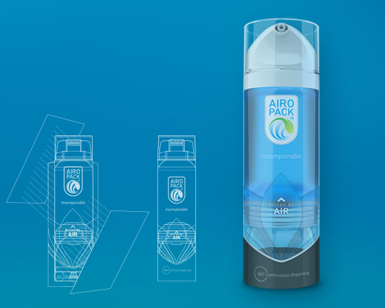 Airopack hat einen neuartigen Pumpmechanismus für Spraydosen ohne Treibgas entwickelt. (Bild: Screenshot Airopack)