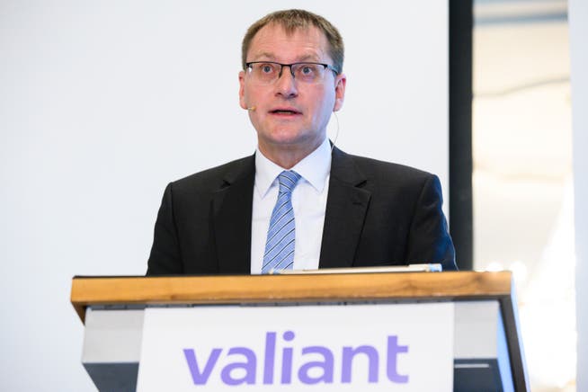 Ewald Burgener, heutiger Finanzchef der Valiant Bank, wird nach der Generalversammlung von 16. Mai neuer CEO. Bild: Alex Spichale (Bern, 13. Februar 2019)