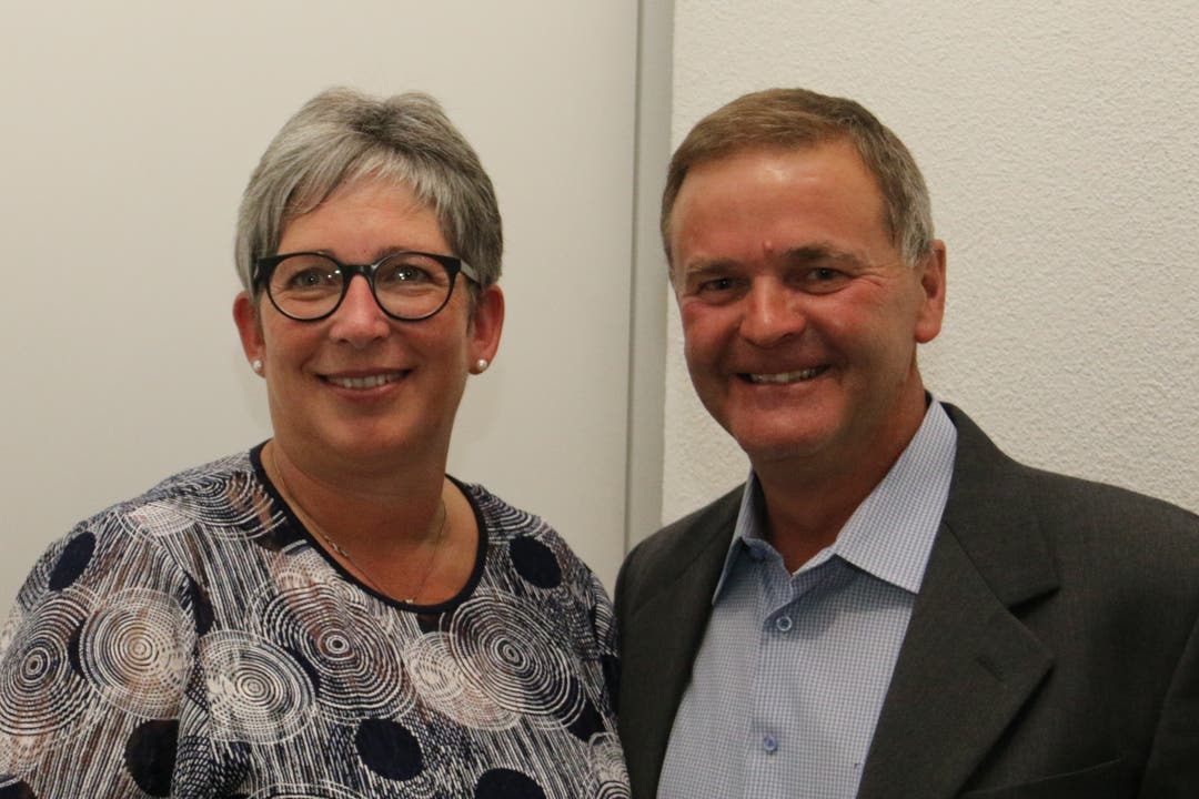 Edith und Alois Abächerli vom Forstunternehmen Abächerli. (Bild: Patricia Helfenstein-Burch, Sarnen, 18. Mai 2019)