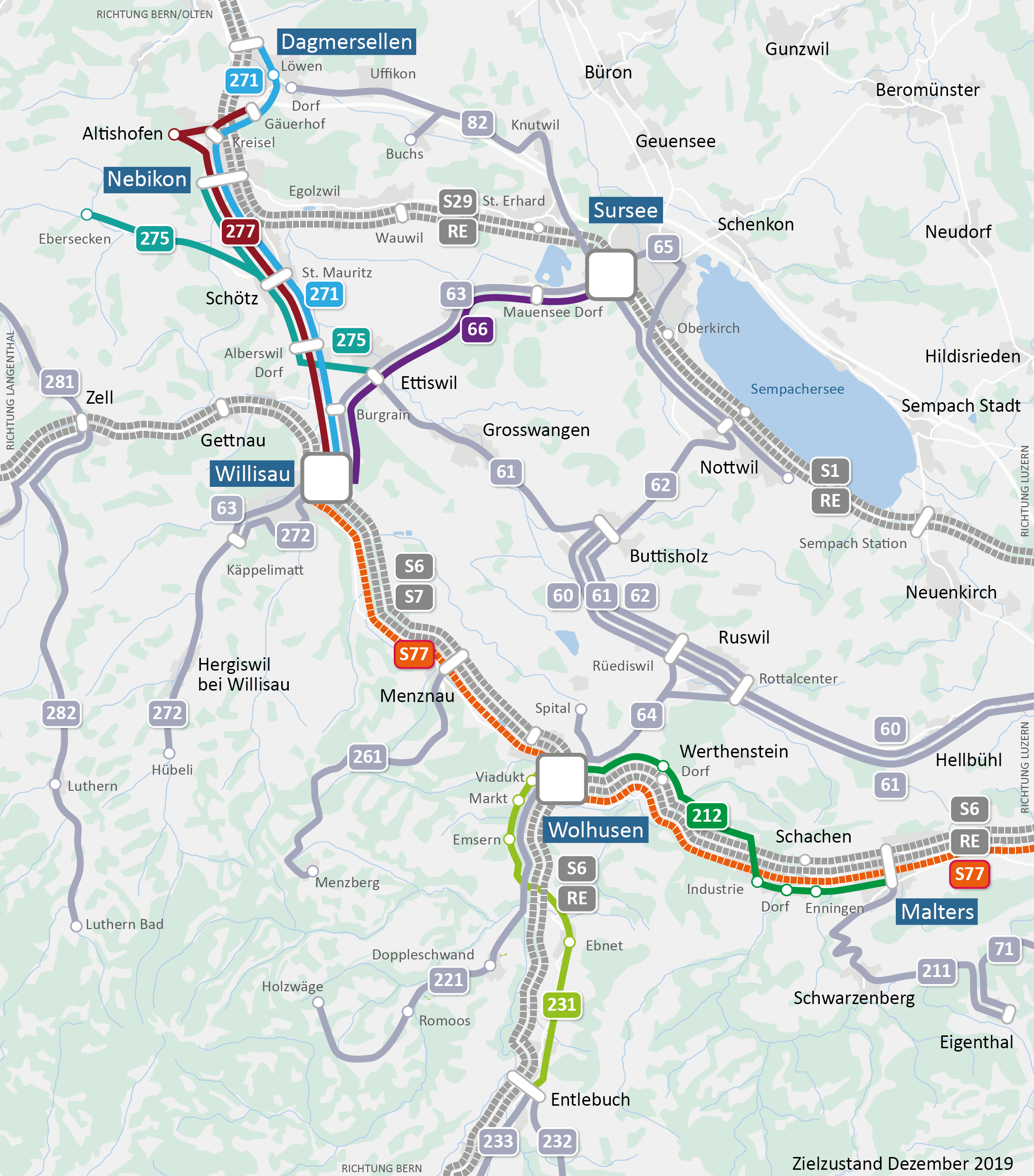 Fahrplanwechsel Dezember 2019: Das ändert Sich Im Kanton Luzern ...