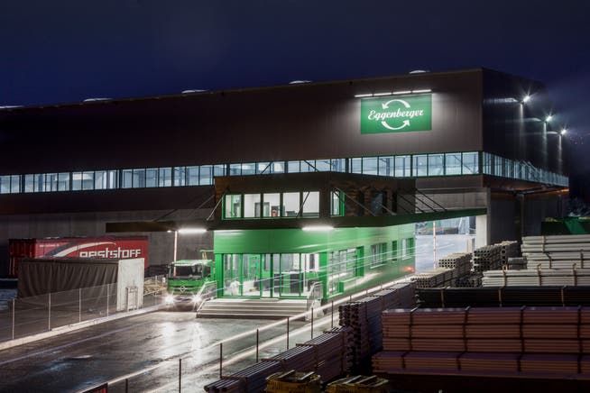 Die Eggenberger Recycling AG betreibt zwei Standorte: einen in Schaan in Liechtenstein und einen seit 2013 in Buchs (Bild). (Bild: Simon Egle)