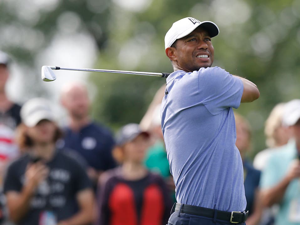 Timing und Schwung: Bei Tiger Woods stimmt es wieder (Bild: KEYSTONE/FR52593 AP/JAY LAPRETE)