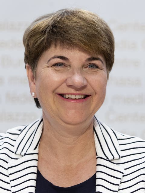 Sportministerin Viola Amherd (Bild: KEYSTONE/Peter Klaunzer)