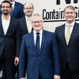 Sollen künftig weniger Lohn erhalten: Die Emmer Gemeinderäte Brahim Aakti, Thomas Lehmann, Rolf Born, Patrick Schnellmann und Josef Schmidli (von links). (Bild: PD)