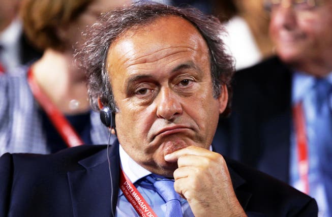 Michel Platini und die WM-Vergabe an Katar – was lief da? (Bild: Keystone/Tatyana Zenkovich, 25. Juli 2015)