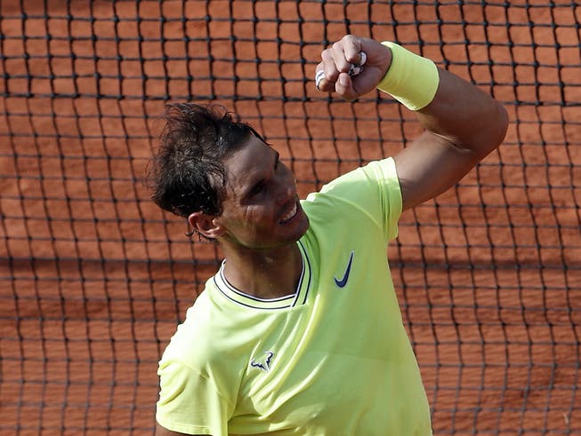 Rafael Nadal wurde im Achtelfinal kaum gefordert (Bild: KEYSTONE/EPA/YOAN VALAT)