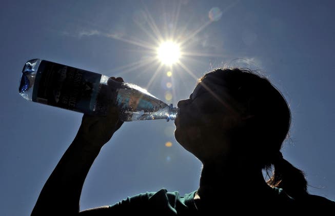 «Viel Wasser trinken sowie Körper und Wohnung kühl halten», empfehlen die Experten. (Bild: Keystone)