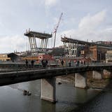 Bau neuer Autobahnbrücke in Genua offiziell gestartet
