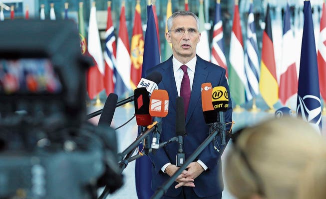 Nato-Generalsekretär Jens Stoltenberg will in Zukunft «auch im Weltraum wachsamer» sein. (Bild: D. Aydemir/Anadolu (Brüssel, 26. Juni 2019)