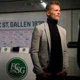 Alain Sutter kehrt dem FC St. Gallen nun doch nicht den Rücken. (Bild: Gian Ehrenzeller/Keystone)