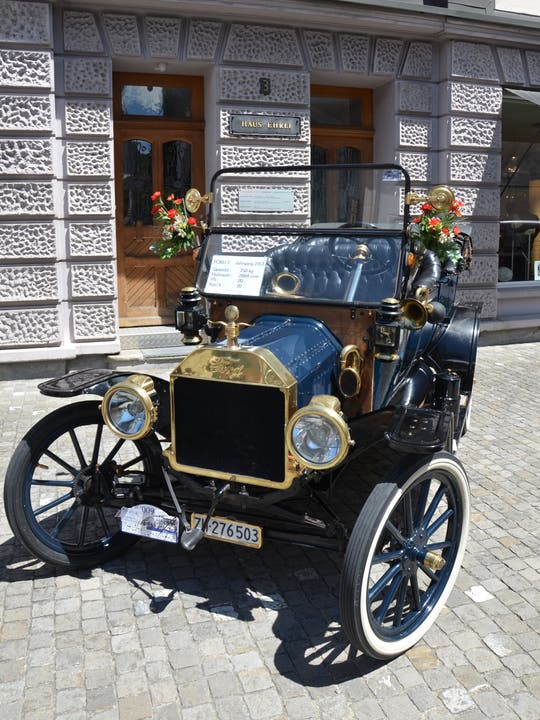 Dieses Schmuckstück ist über 100 Jahre alt. Der Ford T hat Jahrgang 1913. (Bild: Franziska Herger, Sarnen, 8. Juni 2019)