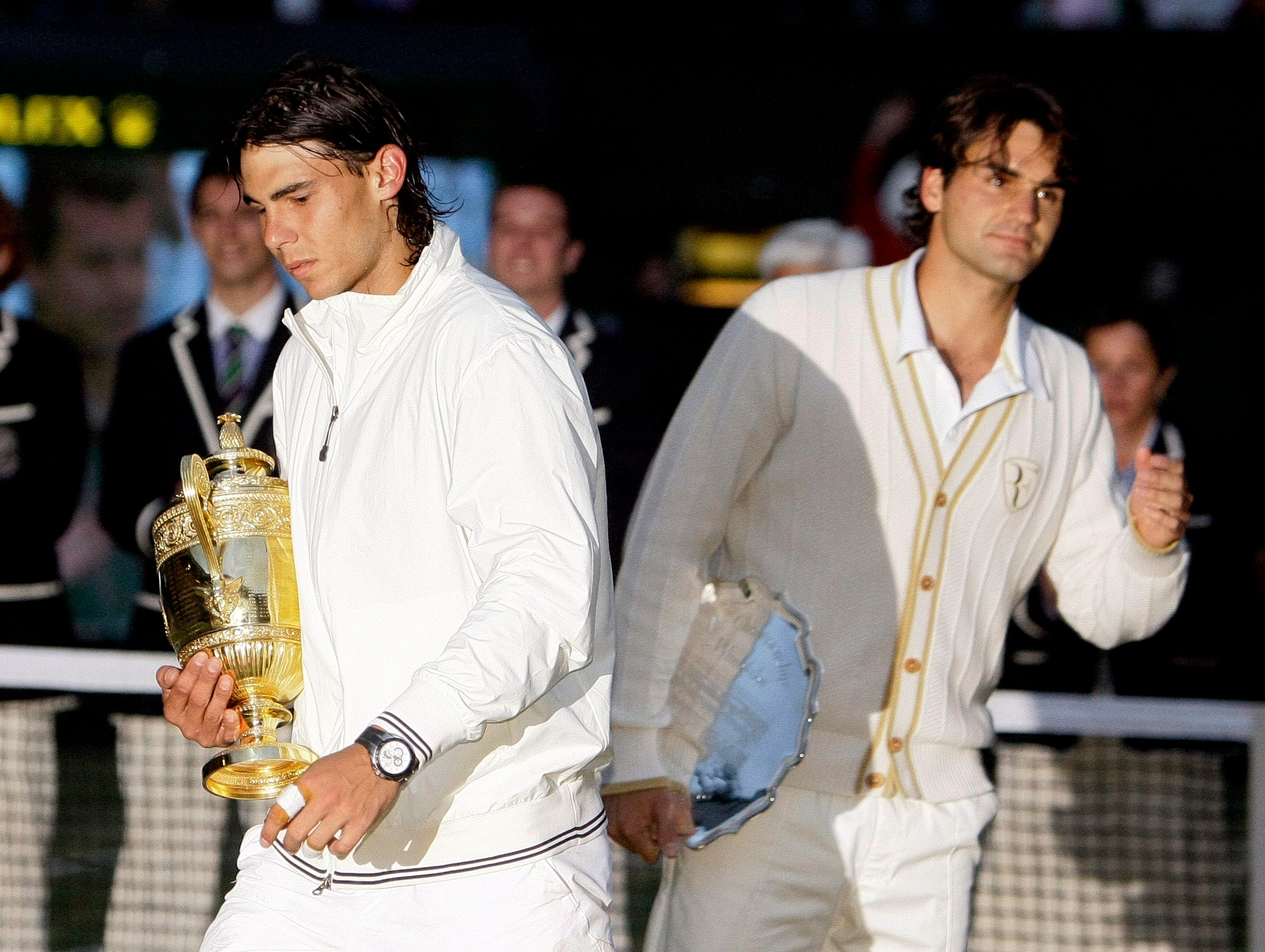 Die Drei Final-Duelle Von Roger Federer Und Rafael Nadal In Wimbledon