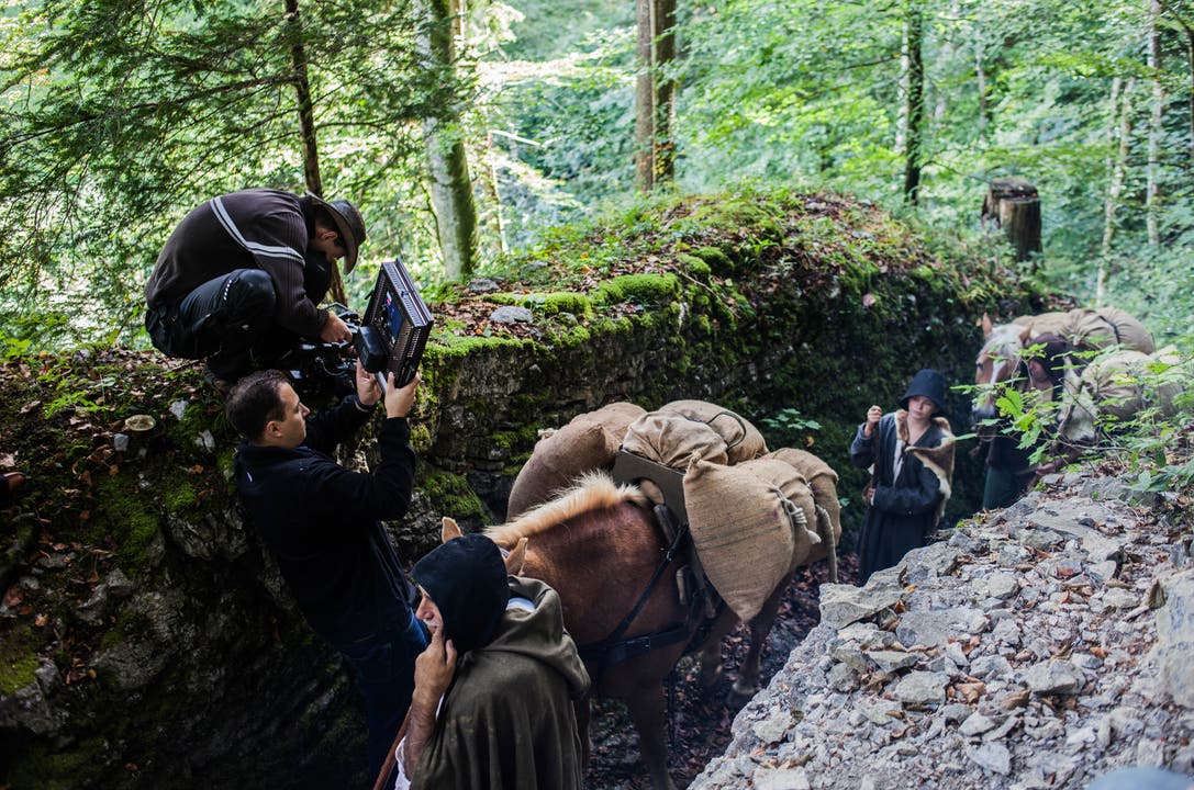 Viele Dreharbeiten fanden in den Wäldern von Obwalden und Uri statt. (Bild:pd)