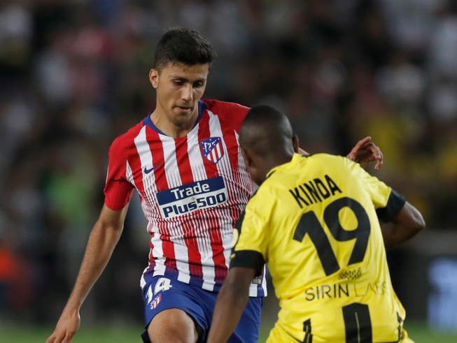 Rodrigo weckte mit seinen Auftritten bei Atlético Madrid das Interesse der finanzstärksten Klubs Europas (Bild: KEYSTONE/EPA/ATEF SAFADI)