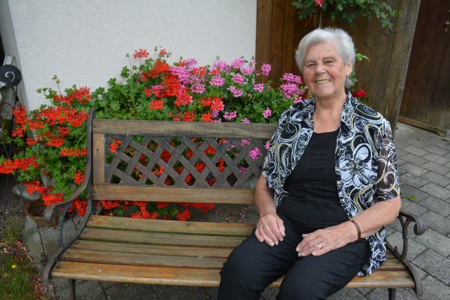 Silvia Hutterli ist mit 82 Jahren noch unternehmungslustig und agil. (Bild: Monika Wick)