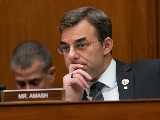 Der Kongressabgeordnete Justin Amash verlässt die Republikaner und ist künftig ein unabhängiger Abgeordneter. (Bild: KEYSTONE/AP/J. SCOTT APPLEWHITE)