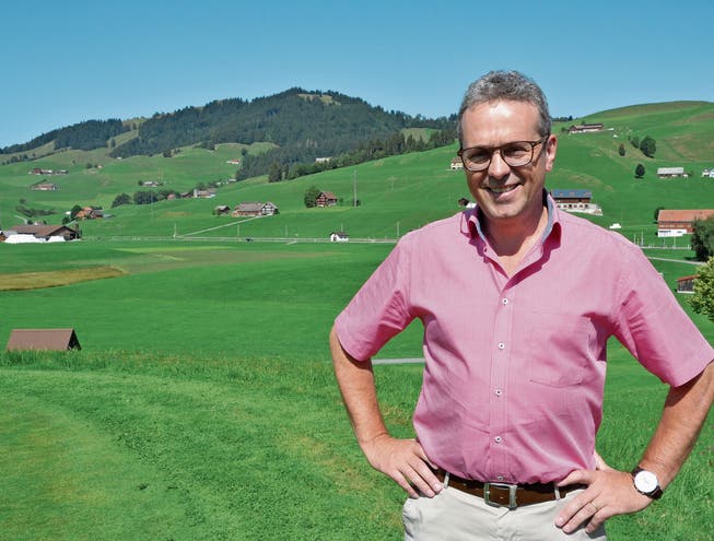Bei einer Wahl in den Nationalrat müsste Ruedi Eberle seine Tätigkeit als Geschäftsführer des Golfplatzes Gonten reduzieren. Bild: PD