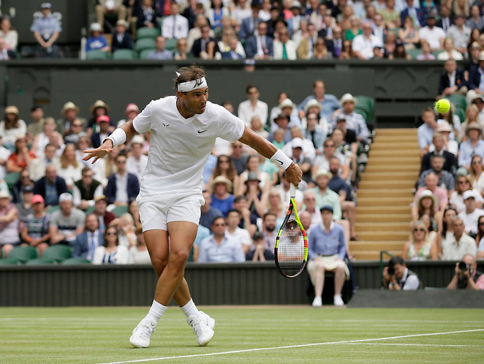 Rafael Nadal vermochte in der ersten Woche in Wimbledon zu überzeugen (Bild: KEYSTONE/AP/TIM IRELAND)
