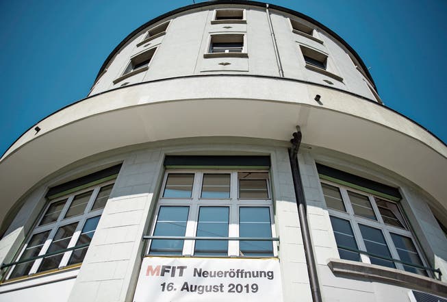 Am Unteren Graben, an der Müller-Friedberg-Strasse 6, entsteht das zweite M-Fit-Zentrum in St.Gallen. (Bild: Adriana Ortiz Cardozo)