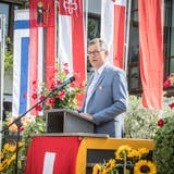 Grossratspräsident Kurt Baumann appeliert an das gesellschaftliche Engagement der Bürgerinnen und Bürger. (Bild: Andrea Stalder)