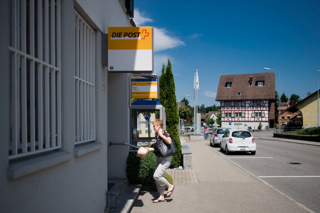 Bisher befanden sich die Postfächer im ehemaligen Postgebäude von Waldkirch. (Bild: Benjamin Manser (13. Juni 2017))
