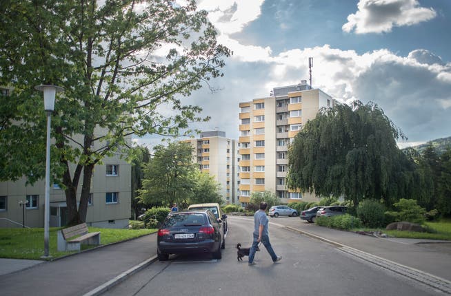 Die Wohnüberbauung an der Zwyssigstrasse im Sömmerli. (Bild: Benjamin Manser - 1. Juni 2016)
