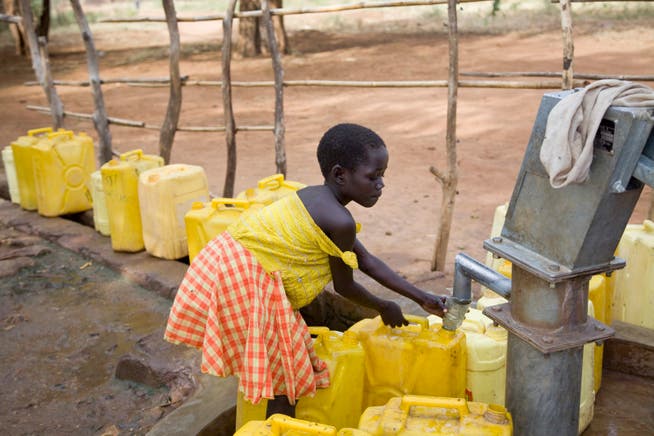 Dank er Hilfe von Caritas gibt es im Südsudan wieder sauberes Trinkwasser. (Bild: Pia Zanetti/Caritas Schweiz)