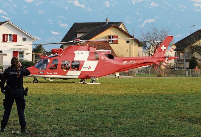 Kommt nur in Notfällen zum Einsatz – die Schweizerische Rettungsflugwacht Rega. Bild: Archiv/Hildegard Bickel