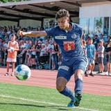 David Mistrafovic im Cup gegen Calcio Kreuzlingen. (Bild: Martin Meienberger/Freshfocus, 18. August 2019)