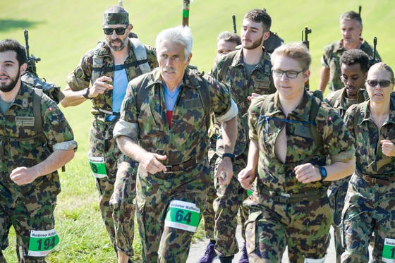 Waffenlaufer Sind Beim Herdermer Lauf Am Langsten Unterwegs St Galler Tagblatt