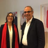 Die zwei SP-Leute für die Stadtratswahlen 2020: Judith Dörflinger und Beat Züsli. (Bild: Robert Knobel)