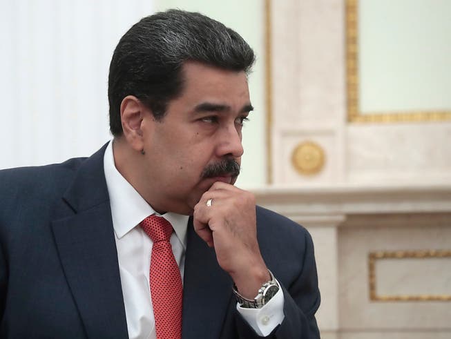Die USA und die EU haben zahlreiche Einreisesperren für den Machtzirkel um den venezolanischen Staatschef Nicolás Maduro bekanntgegeben. (Bild: KEYSTONE/EPA POOL/SERGEI CHIRIKOV / POOL)