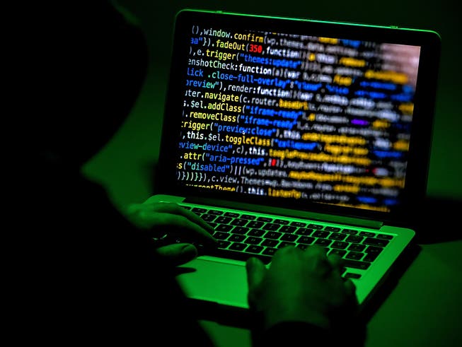 Im Kampf gegen Verbrechen im Internet haben deutsche Ermittler erstmals einen grossen Server-Anbieter für illegale Geschäfte im Darknet ausgehoben. (Bild: KEYSTONE/EPA/SASCHA STEINBACH)