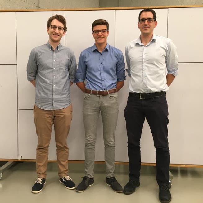 Der neugegründete Vorstand der GLP Ortssektion Horw (v. l. n. r.): André Miotti, Daniel Rose (Präsident), Cyrill Kilchoer. (Bild: PD)