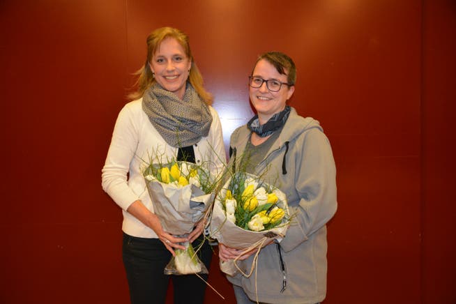 Katrin Hodel wurde als neues Behördenmitglied begrüsst, Sandra Ruckstuhl verabschiedet. 