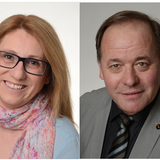 Stellen sich für eine Kandidatur in den Emmer Gemeinderat zur Verfügung: Ibolyka Lütolf und Maximilian Holzer. (Bilder: PD)