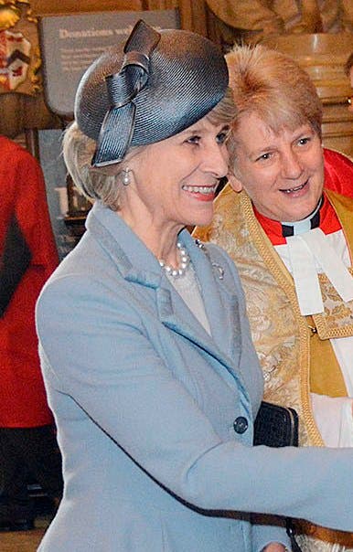 Birgitte, Herzogin von Gloucester (*20. Juni 1946): Die Ehefrau von Prinz Richard kommt ursprünglich aus Dänemark und wurde in Odense geboren. Sie arbeitete unter anderem in der dänischen Botschaft von London. Gemeinsam hat das Ehepaar drei Kinder. (Bild: Wikipedia)