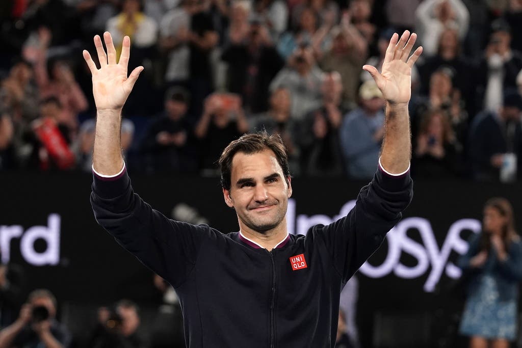 Den Tränen ist er nahe, Roger Federer.