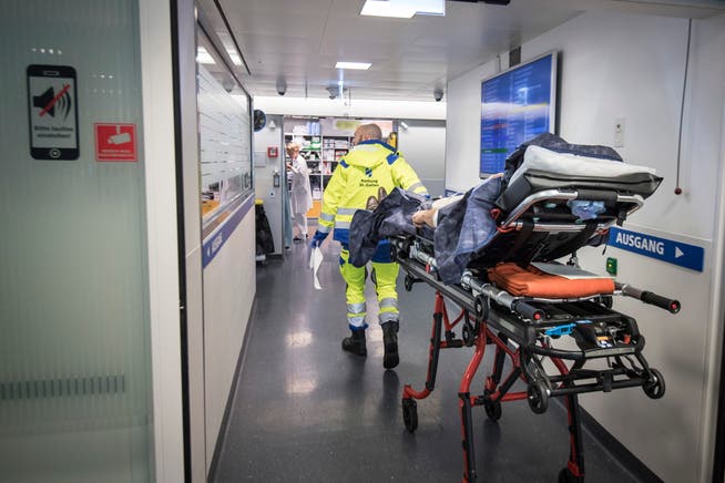 Bisher keine Ernstfälle wegen des Coronavirus: Notfallaufnahme am Kantonsspital St.Gallen. 