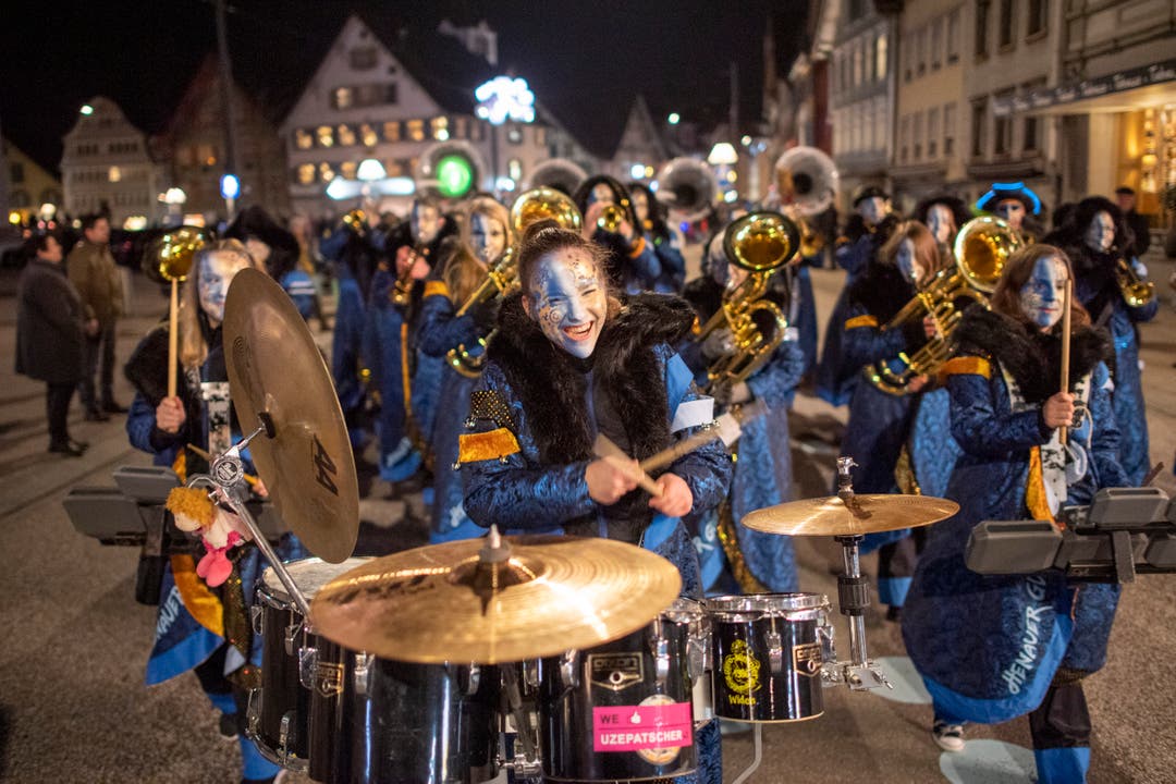 19 Formationen trafen sich in Gossau zum Guggenfestival Fürstenland - laut Veranstalter das grösste Guggentreffen der Ostschweiz.