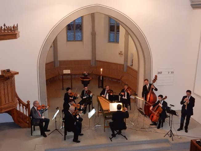 Die Akustik der Grubenmann-Kirche in Sennwald erwies sich als massgeschneidert für das Streichorchester La Partita.