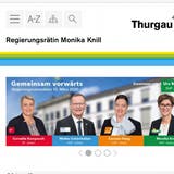 Ein Screenshot der kritisierten Wahlwerbung von der offiziellen Homepage des Kantons. Diese Werbung wurde bereits wieder entfernt. (Screenshot)