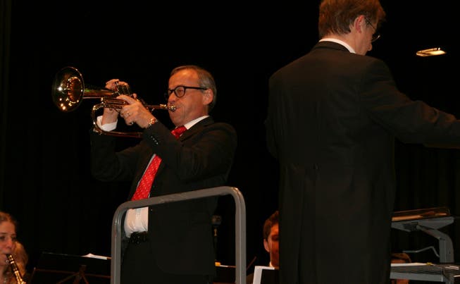 Fabian Keller riss das Publikum als Solotrompeter mit.