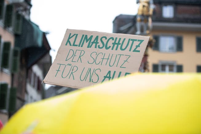 Auch in Solothurn setzt man sich für Klimaschutz ein. Hier ein Foto vom Klimastreik im März 2019.
