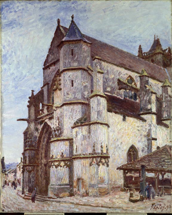 Und nicht zuletzt Alfred Sisleys «Kirche von Moret» (1893).