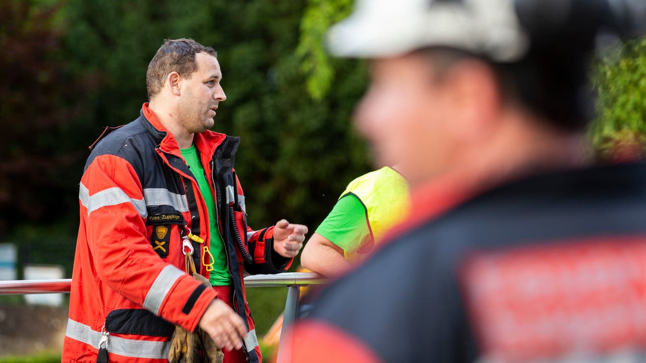 Laut Übungsleiter Yves Zuppiger mussten die Feuerwehrleute eine hochkomplexe Situation bewältigen.