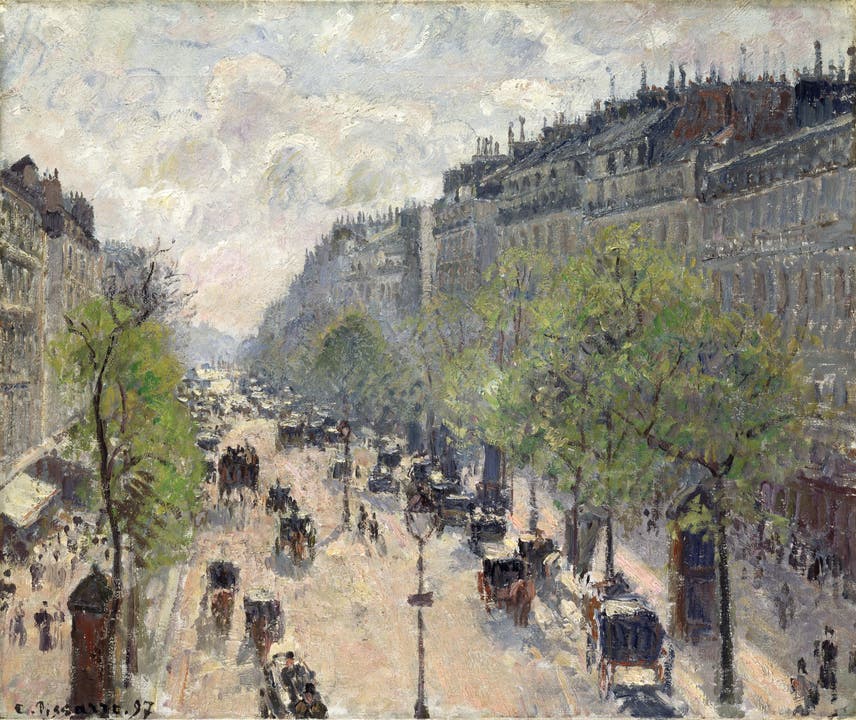 Camille Pissaros «Boulevard Montmartre» (1897).