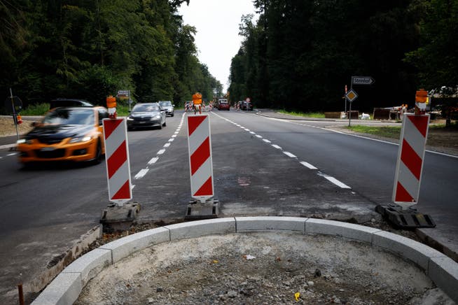 Fussgänger, Velofahrer, Automobilisten und Amphibien können die Strasse Richtung Burgäschisee nun einfacher queren.